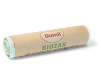 Dumil bio sac poubelle, 16 microns, 20 l, rouleau de 8 pièces, vert