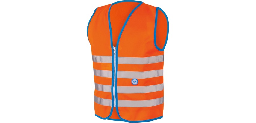Wowow Fun Jacket gilet de sécurité enfant, orange