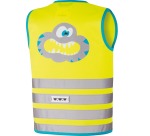 Wowow Crazy Monster Jacket gilet de sécurité, jaune