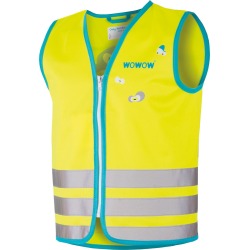 Wowow Crazy Monster Jacket gilet de sécurité, jaune, M (enfant)