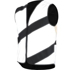 Wowow Roadie Jacket FR fluohesje, grijs, L (volwassen)