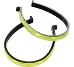 Wowow Hoseklemmen, neon-gelb, Paket mit 2 Stück