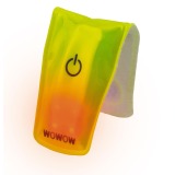 Wowow Magnetlight lampje, 4 rode leds, met magneetsluiting, oplaadbaar met USB-kabel