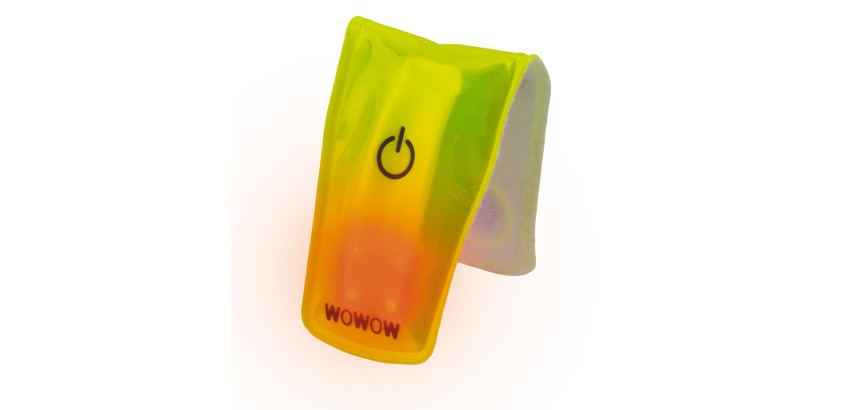 Wowow Magnetlicht Licht, 4 rote LEDs, mit Magnetverschluss, wiederaufladbar mit USB