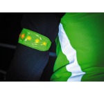 Wowow bande lumière, 5 leds rouge, avec fermeture velcro, avec piles