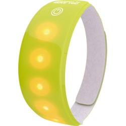 Wowow bande lumière, 5 leds rouge, avec fermeture velcro, avec piles