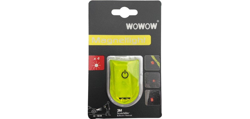 Wowow Magnetlight lumière, 4 leds rouge, avec fermeture magnétique, avec piles