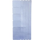 Wowow reflecterende stickerset, zilver