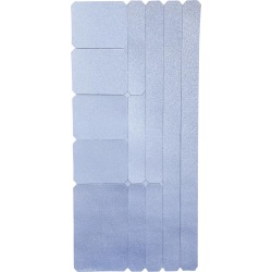 Wowow set autocollants, argent