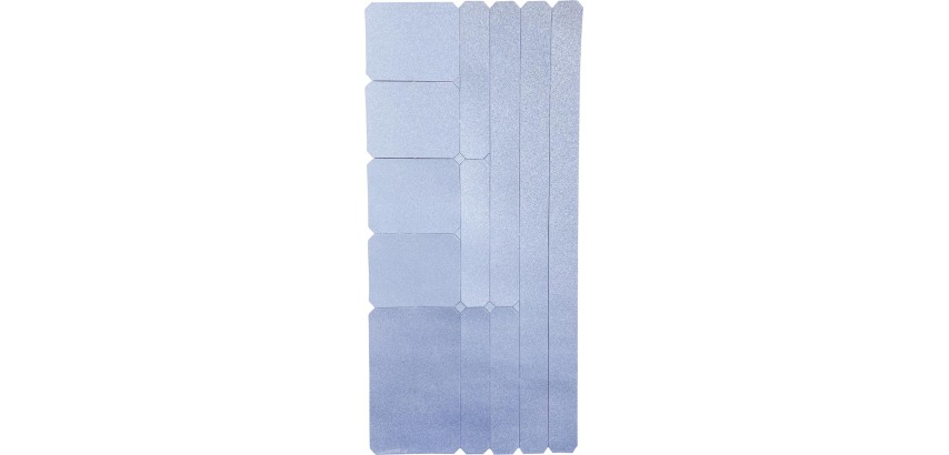 Wowow reflecterende stickerset, zilver