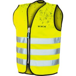 Wowow Schlamm Jacket, gilet de sécurité pour enfants, jaune