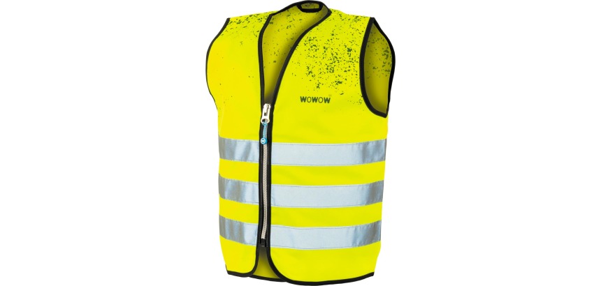 Wowow Schlamm Jacket, gilet de sécurité pour enfants, jaune