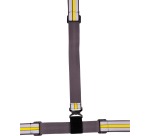 Wowow Cross Wrap ceinture de sécurité, avec bandes réflécissantes, réglable en hauteur et en largeur