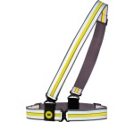 Wowow Cross Wrap ceinture de sécurité, avec bandes réflécissantes, réglable en hauteur et en largeur
