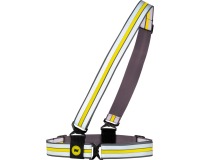 Wowow Cross Wrap ceinture de sécurité, avec bandes réflécissantes, réglable en hauteur et en largeur
