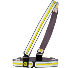 Wowow Cross Wrap ceinture de sécurité, avec bandes réflécissantes, réglable en hauteur et en largeur