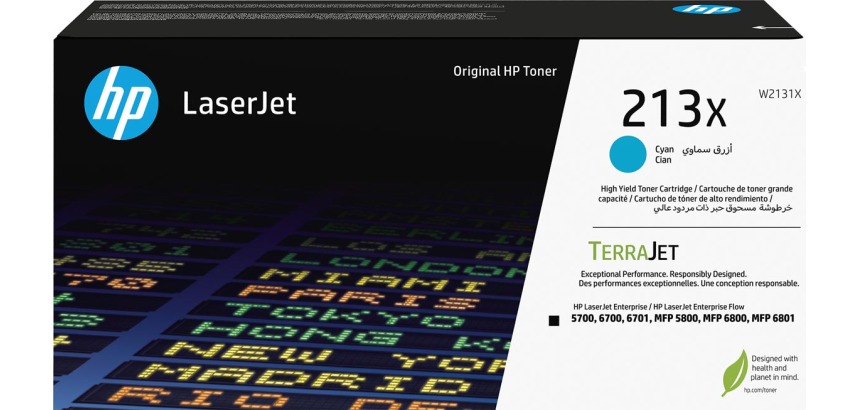 HP 213X Toner LaserJet authentiek Hoge capaciteit Cyaan