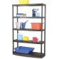 Practo étagère Plasti Rack 120, 185 x 120 x 40 cm, 5 tablettes, noir