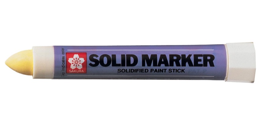 Industriële markeerstift 'Solid Marker', geel
