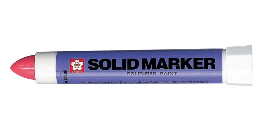 Sakura marqueur Solid Marker rouge, pointe large