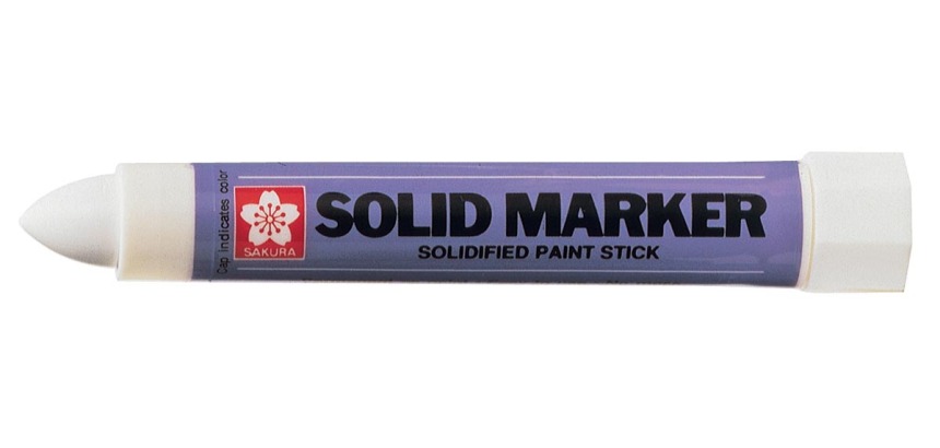 Sakura marqueur Solid Marker blanc, pointe large