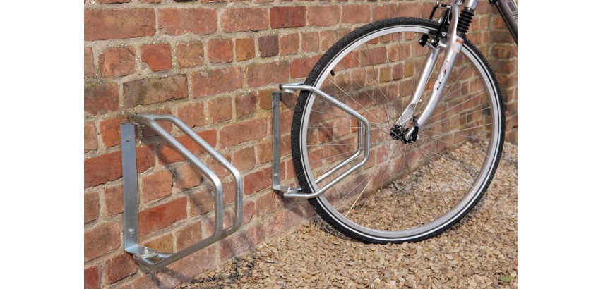 Mottez individuele fietshouder voor muur
