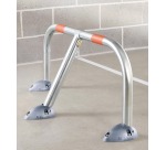 Mottez barrière de parking, pliable, 94 cm