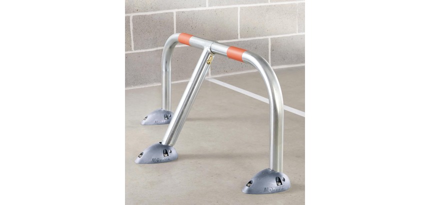 Mottez barrière de parking, pliable, 94 cm