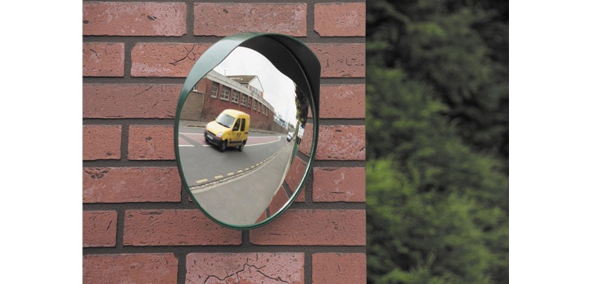 Mottez security mirror, round, diameter 30 cm