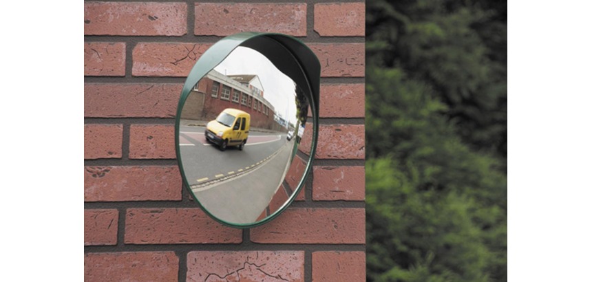 Mottez miroir de sécurité, rond, diamètre 30 cm