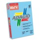 Ramette 500 feuilles papier couleur vive ADAGIO Bleu vif A4 80g