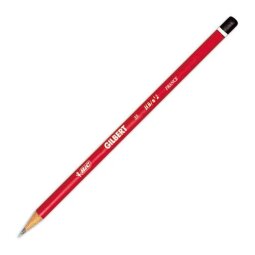 BIC Crayon Gilbert 33, dureté: HB, rond, laqué en rouge