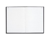 Registre 297X210 Quadrillé 300 pages foliotées - Noir toilé