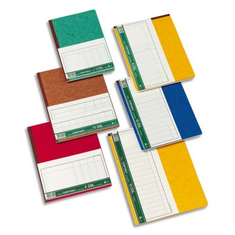 Piqûre 240X320 8 colonnes/page 80 pages foliotées - Couleurs assorties