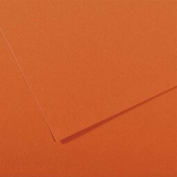 Feuille dessin couleur 50 x 65 cm Tiziano 160g Orange