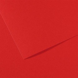 Feuille dessin couleur 50 x 65 cm Tiziano 160g Rouge Vésuve