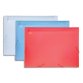 Trieur en plastique 13 compartiments, pochettes pour cartes de visite, coloris assortis