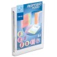 Classeur personnalisable PROFYSOFT PP 4/10e, dos 2,5 cm, incolore, 4 anneaux ronds