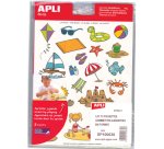 Gommette apli collectivites thematiques assorties 696     unites