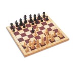 Jeu d'échecs plateau 30x30cm pièces en bois massif 2 joueurs dès 7 ans