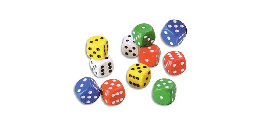 Dés éducatifs à points culture club 2000 20 unités