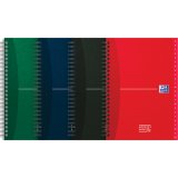 Répertoire téléphonique Oxford office Essentials A5 réglure spécifique 144 pages reliure spirale couverture carte rigide coloris assortis