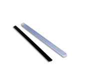 Baguette reliure manuelle Exacompta Serodo® 9 mm cristal - Paquet de 25