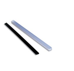 Baguette reliure manuelle Exacompta Serodo® 9 mm cristal - Paquet de 25