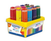 Crayon couleur giotto stilnovo schoolpack de 192    assortis