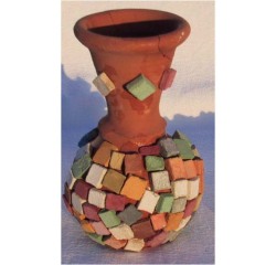 Mosaique antique culture club 1x1cm seau de 1kg 1200 pieces coloris assortis