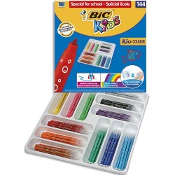 Kid Couleur Feutres de Coloriage à Pointe Moyenne - Couleurs Assorties, Classpack de 144