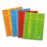 Cahier reliure intégrale 24x32 cm 180 pages grands carreaux - Assortis