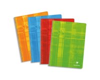 Cahier reliure intégrale 24x32 cm 180 pages grands carreaux - Assortis