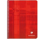 Cahier reliure intégrale 17x22 cm 224 pages grands carreaux - Assortis